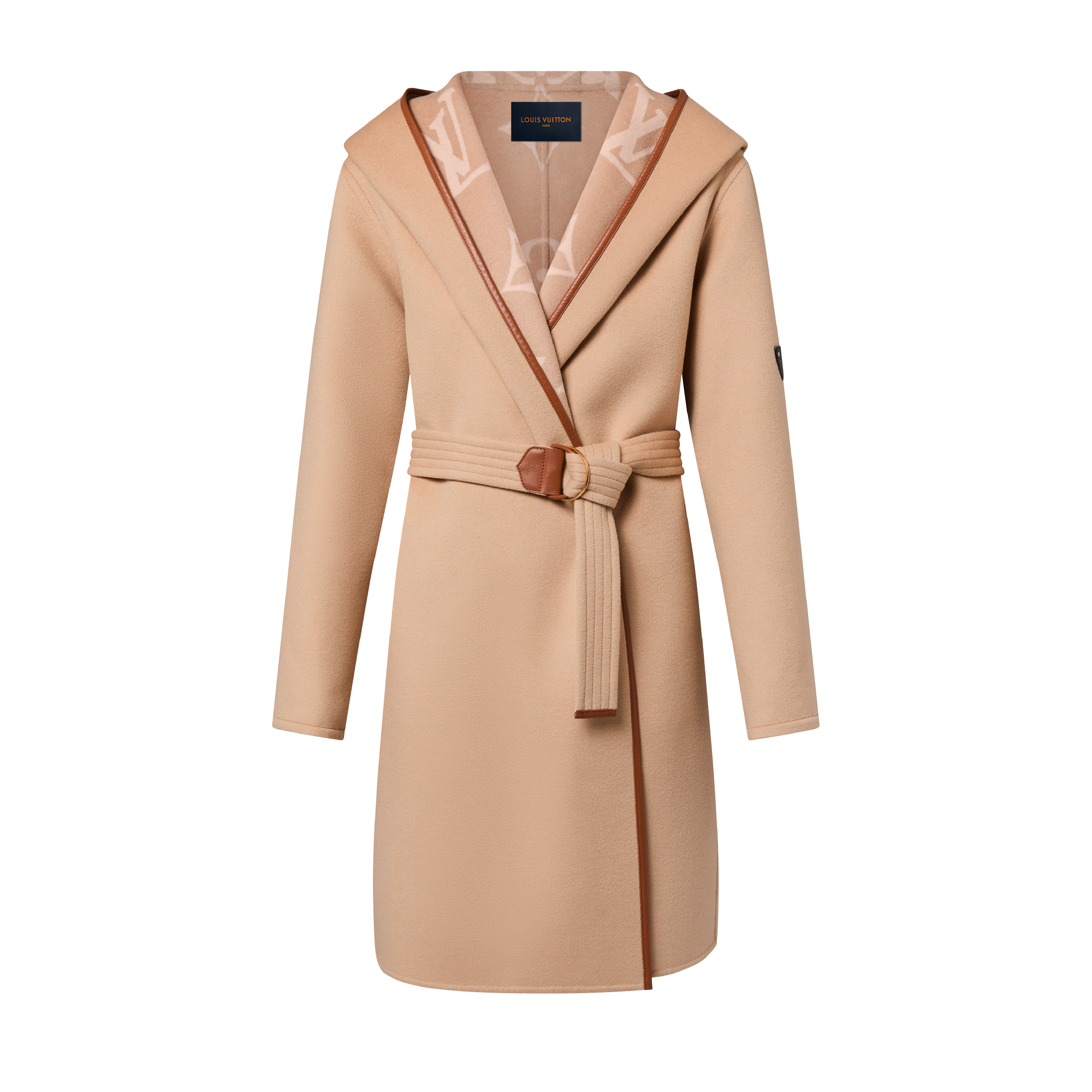 Belted Double Face Hooded Wrap Coat - Women - Ready-to-Wear